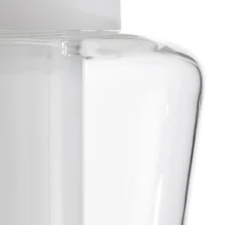 Helestra Canio loftlampe i glas, klar udvendig