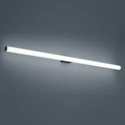 Helestra Loom LED-spejllampe sort, 120 cm