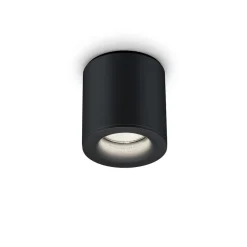 Helestra Lot udendørs loftlampe, IP65, sort
