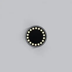 Helestra Say LED udendørs loftlampe grafit Ø18,5cm