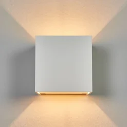 Helestra Siri væglampe up/down, mat hvid