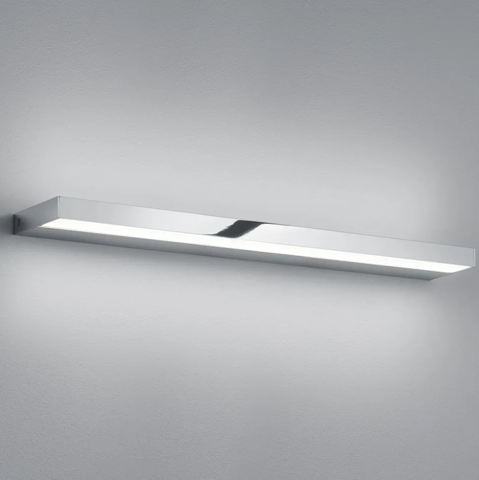 Helestra Slate LED-væglampe, krom, 60 cm