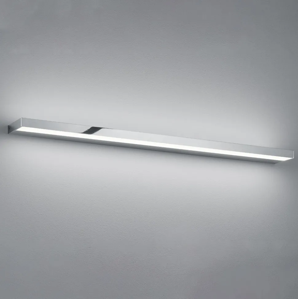 Helestra Slate LED-væglampe, krom, 90 cm