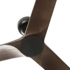 Heywood M loftventilator DC, sort/mørkt træ