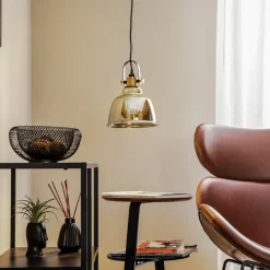 Hængelampe Amalfi, sølv, Ø 20 cm