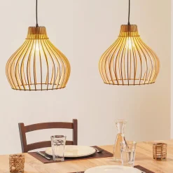 Hængelampe Barrel med 2 lyskilder