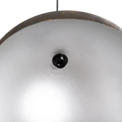 Hængelampe Berceste, Ø 60 cm, gammel messing, metal