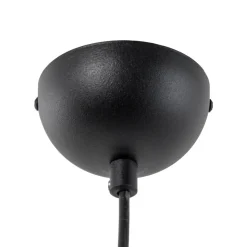 Hængelampe Berceste, sort, metal, Ø 22 cm, E27