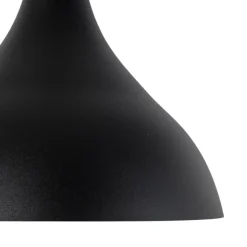 Hængelampe Berceste, sort/kobber, Ø 22 cm, jern