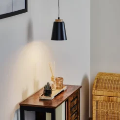 Hængelampe Bolero 1, 1 lyskilde, sort