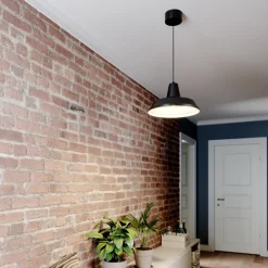 Hængelampe Class, sort/sort