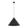 Hængelampe Cono, 1 lyskilde, Ø 50 cm, sort, E27