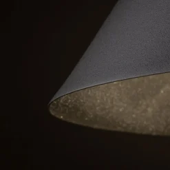 Hængelampe Cono, 1 lyskilde, Ø 50 cm, sort, E27