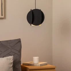 Hængelampe Corner, sort, 25 x 25 cm, metal, E27