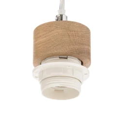 Hængelampe Corralee, grå, 3 lyskilder