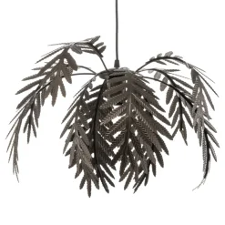Hængelampe Dubai, palmedekor, Ø 46 cm, bronze