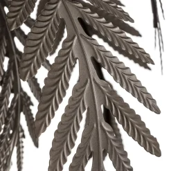 Hængelampe Dubai, palmedekor, Ø 46 cm, bronze