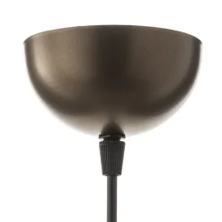 Hængelampe Dubai, palmedekor, Ø 46 cm, bronze