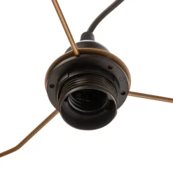 Hængelampe Duo, sort/guld, Ø40cm, 1 lyskilde