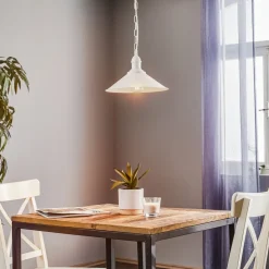 Hængelampe Elmo, 1 lyskilde, hvid