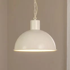 Hængelampe Emoti, beige, 1 lyskilde, Ø 38 cm