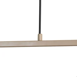 Hængelampe Form 4, beige, metal, 4 lyskilder, kegle, E27