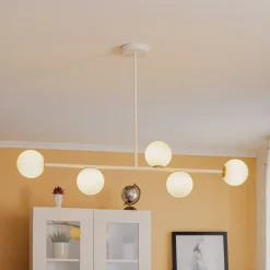 Hængelampe Gama 5, 5 lyskilder, hvid