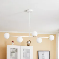 Hængelampe Gama 5, 5 lyskilder, hvid