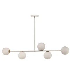 Hængelampe Gama 5, 5 lyskilder, hvid