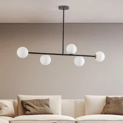 Hængelampe Gama 5, 5 lyskilder, sort