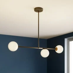 Hængelampe Gama 3, 3 lyskilder, sort