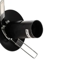 Hængelampe Glassy, 8 lyskilder, sort, klar, glas, E14