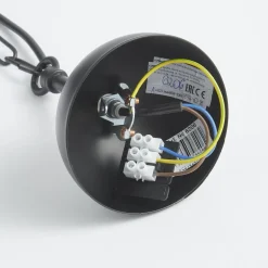 Hængelampe Iron, sort/hvid