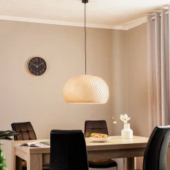 Hængelampe Janne, bøgetræ, Ø 53 cm, E27