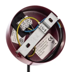 Hængelampe Joel, vinrød/hvid, 4 lyskilder