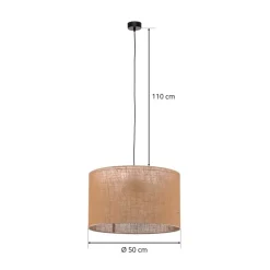 Hængelampe Juta, 1 lyskilde Ø 50 cm
