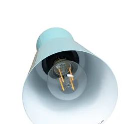 Hængelampe Konikkem, turkis, metal, Ø 14 cm, E27