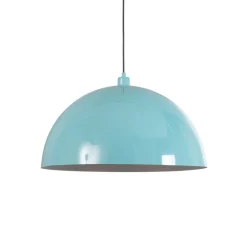 Hængelampe Kure, turkis, metal, Ø 60 cm, E27