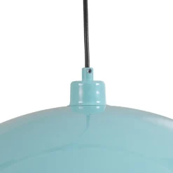 Hængelampe Kure, turkis, metal, Ø 60 cm, E27