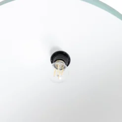 Hængelampe Kure, turkis, metal, Ø 60 cm, E27