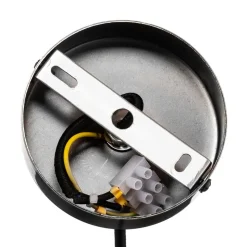 Hængelampe Leana, glas klar, 1 lyskilde, krom