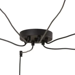 Hængelampe Manavgat, 6 lyskilder, flerfarvet, længde 144 cm