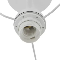 Hængelampe Mila, Ø 35 cm, stof, enhjørninger, E27