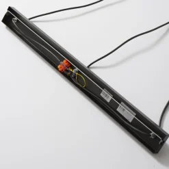 Hængelampe Noak 3-flammet lang sort/naturtræ