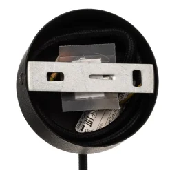 Hængelampe Polaris, spejlet glas, kobber