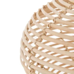 Hængelampe RATTAN, Ø 40 cm, naturbrun, Rattan, E27