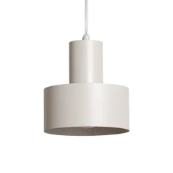 Hængelampe Rif 3, taupe, rund, 3 lyskilder, Ø 33 cm, stål