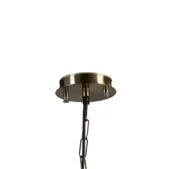 Hængelampe Sivani MR-637, antik guld, metal, Ø 39 cm