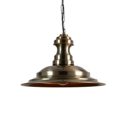 Hængelampe Sivani MR-637, antik guld, metal, Ø 39 cm