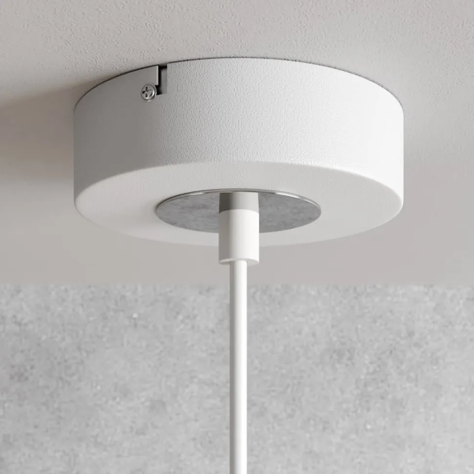 Hængelampe Sool, hvid, Ø 15 cm, metal